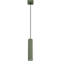 Lustr na lanku KARBON 1xGU10/10W/230V zelená
