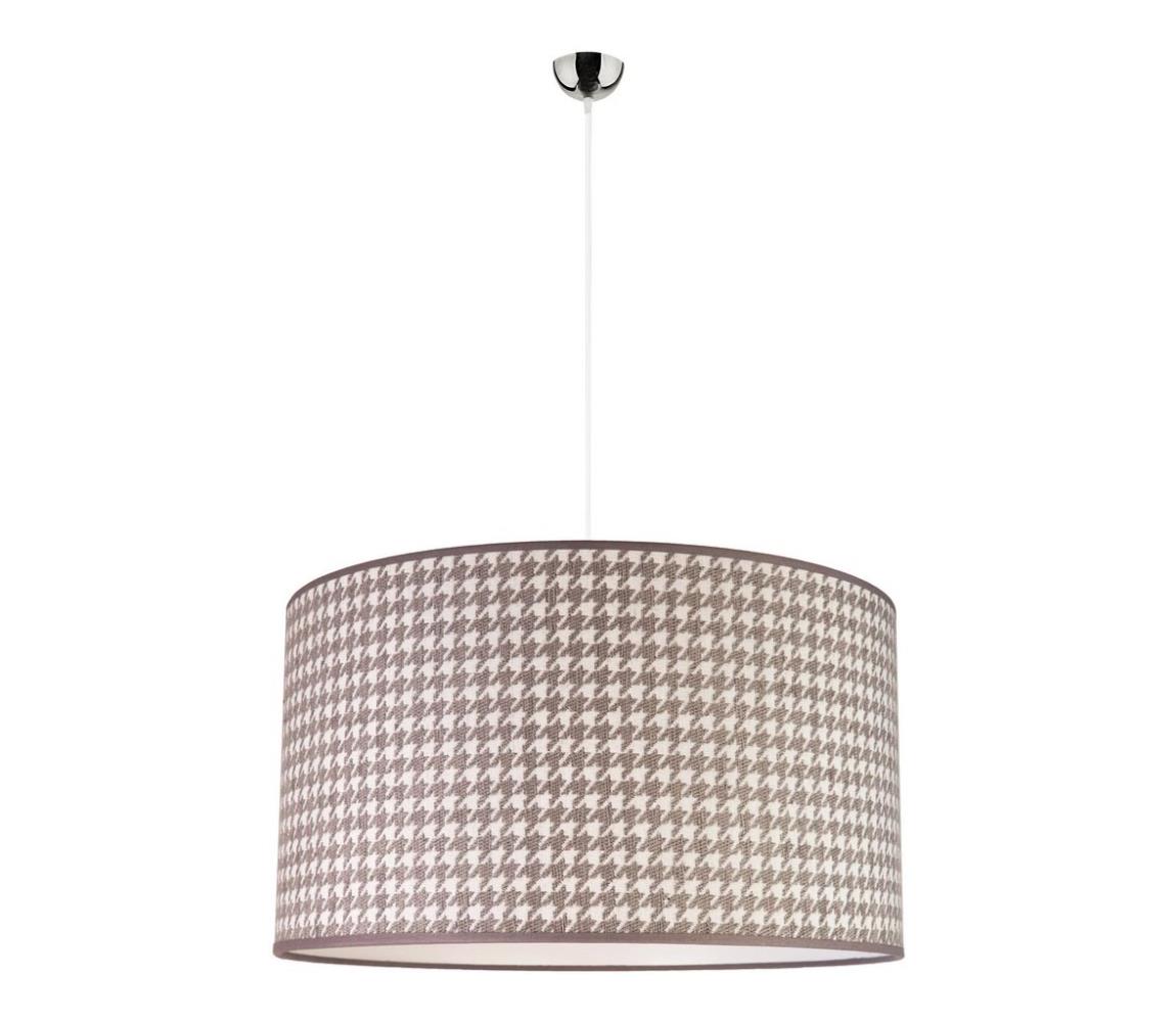 Duolla Lustr na lanku KENT 1xE27/40W/230V šedá DU80573