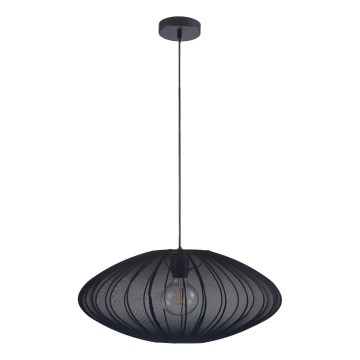 Lustr na lanku KINU 1xE27/20W/230V pr. 50 cm černá