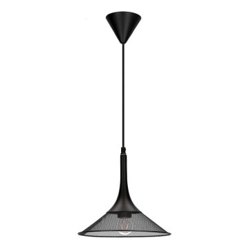 Lustr na lanku KIRUNA 1xE27/40W/230V pr. 25 cm černá