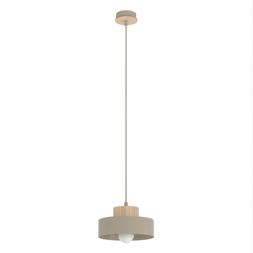 Lustr na lanku KIVI 1xE27/15W/230V béžová