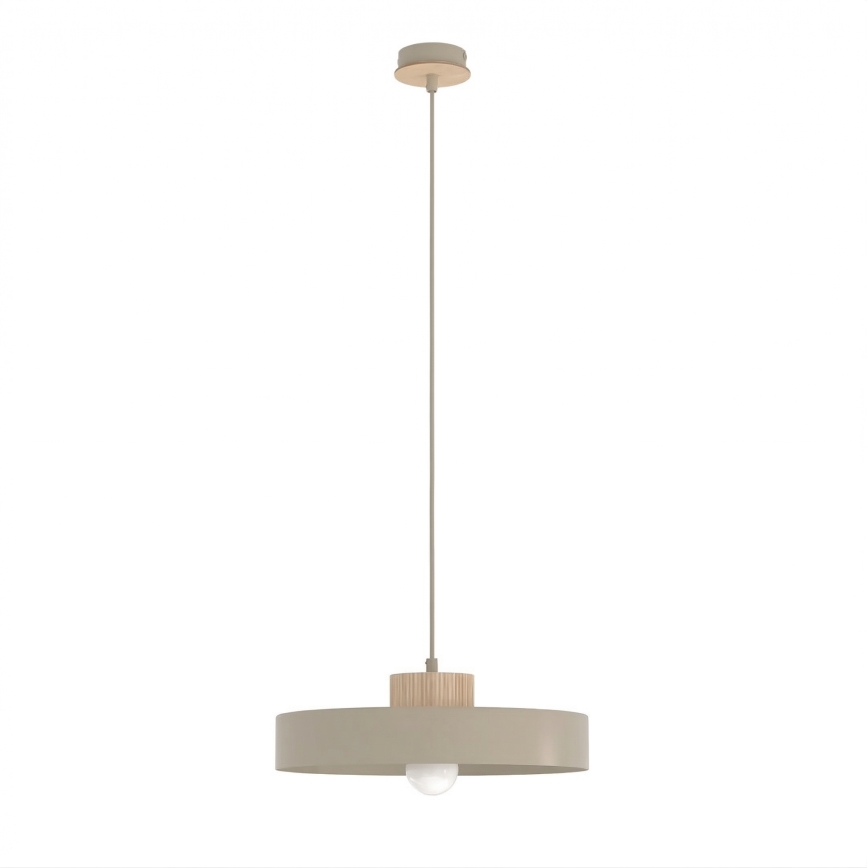 Lustr na lanku KIVI 1xE27/15W/230V béžová
