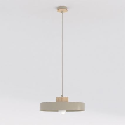Lustr na lanku KIVI 1xE27/15W/230V béžová