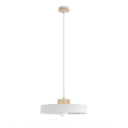 Lustr na lanku KIVI 1xE27/15W/230V bílá