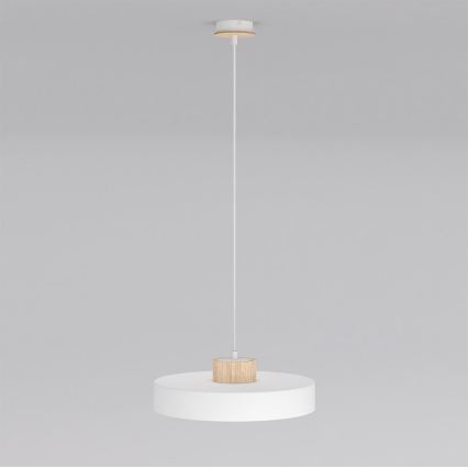 Lustr na lanku KIVI 1xE27/15W/230V bílá