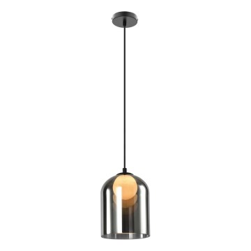 Lustr na lanku KLEA 1xG9/15W/230V kouřová černá