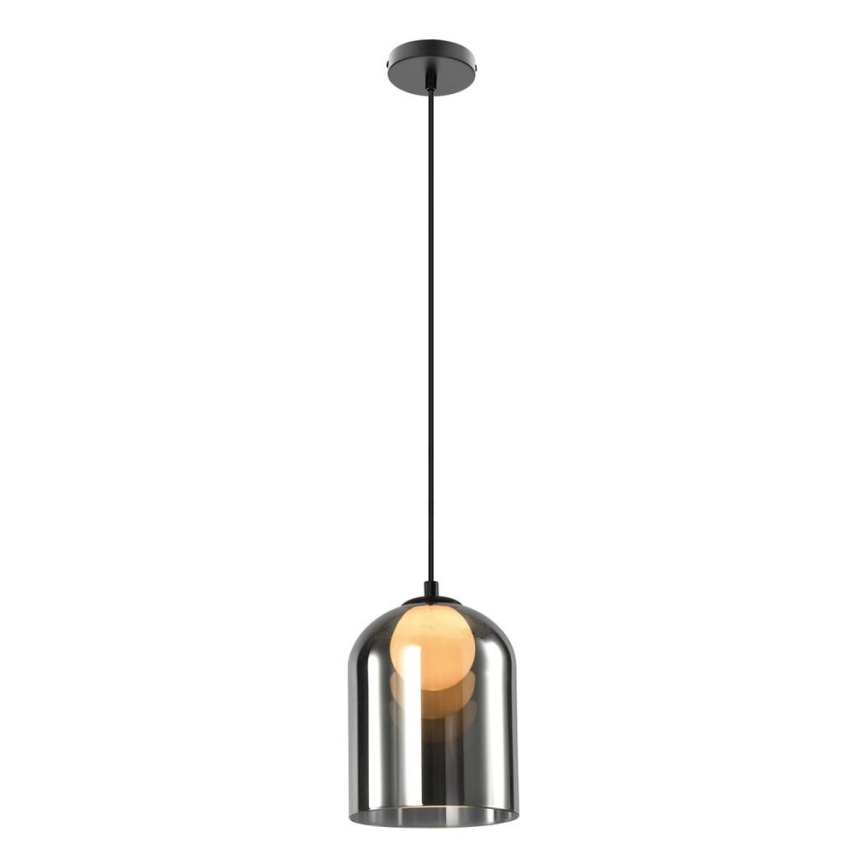 Lustr na lanku KLEA 1xG9/15W/230V kouřová černá
