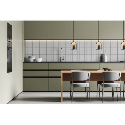 Lustr na lanku KLEA 1xG9/15W/230V kouřová černá