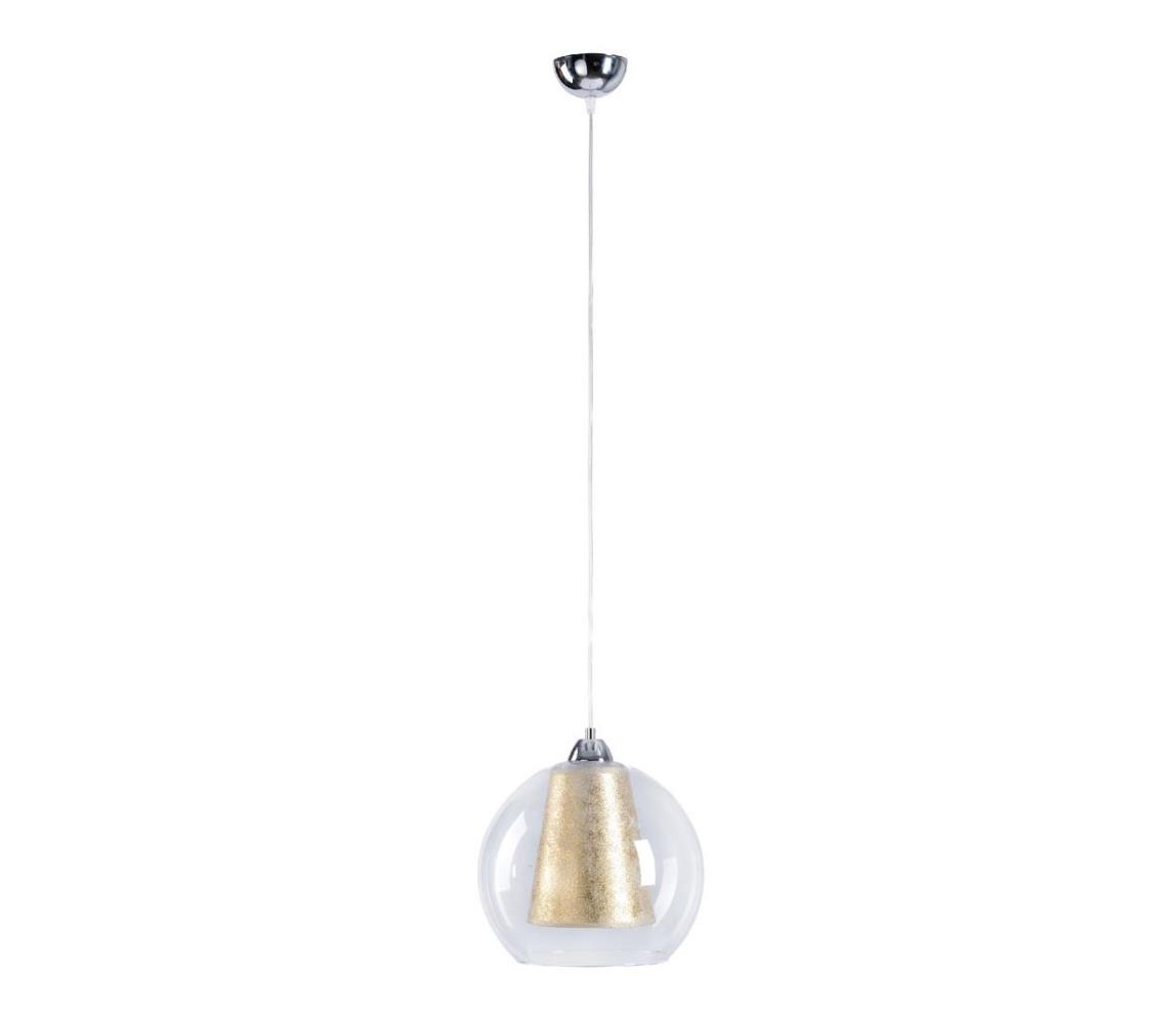 Namat Lustr na lanku KULANA 1xE27/60W/230V zlatá NA0297