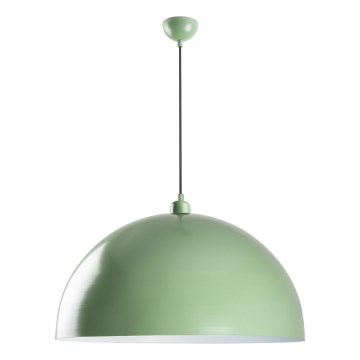 Lustr na lanku KURE 1xE27/40W/230V zelená