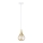 Lustr na lanku LACRIMA WHITE 1xE27/60W/230V