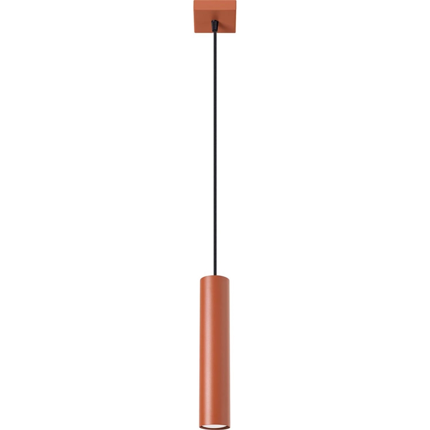 Lustr na lanku LAGOS 1xGU10/10W/230V červená