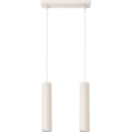 Lustr na lanku LAGOS 2xGU10/10W/230V krémová