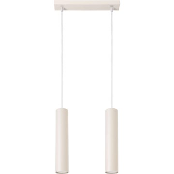 Lustr na lanku LAGOS 2xGU10/10W/230V krémová