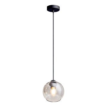 Lustr na lanku LATIL 1xE27/60W/230V černá