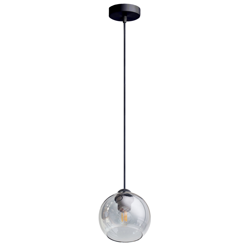 Lustr na lanku LATIL 1xE27/60W/230V černá
