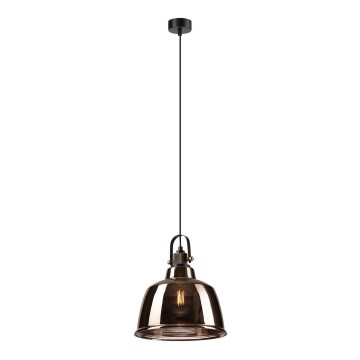 Lustr na lanku LEA 1xE27/60W/230V bronz