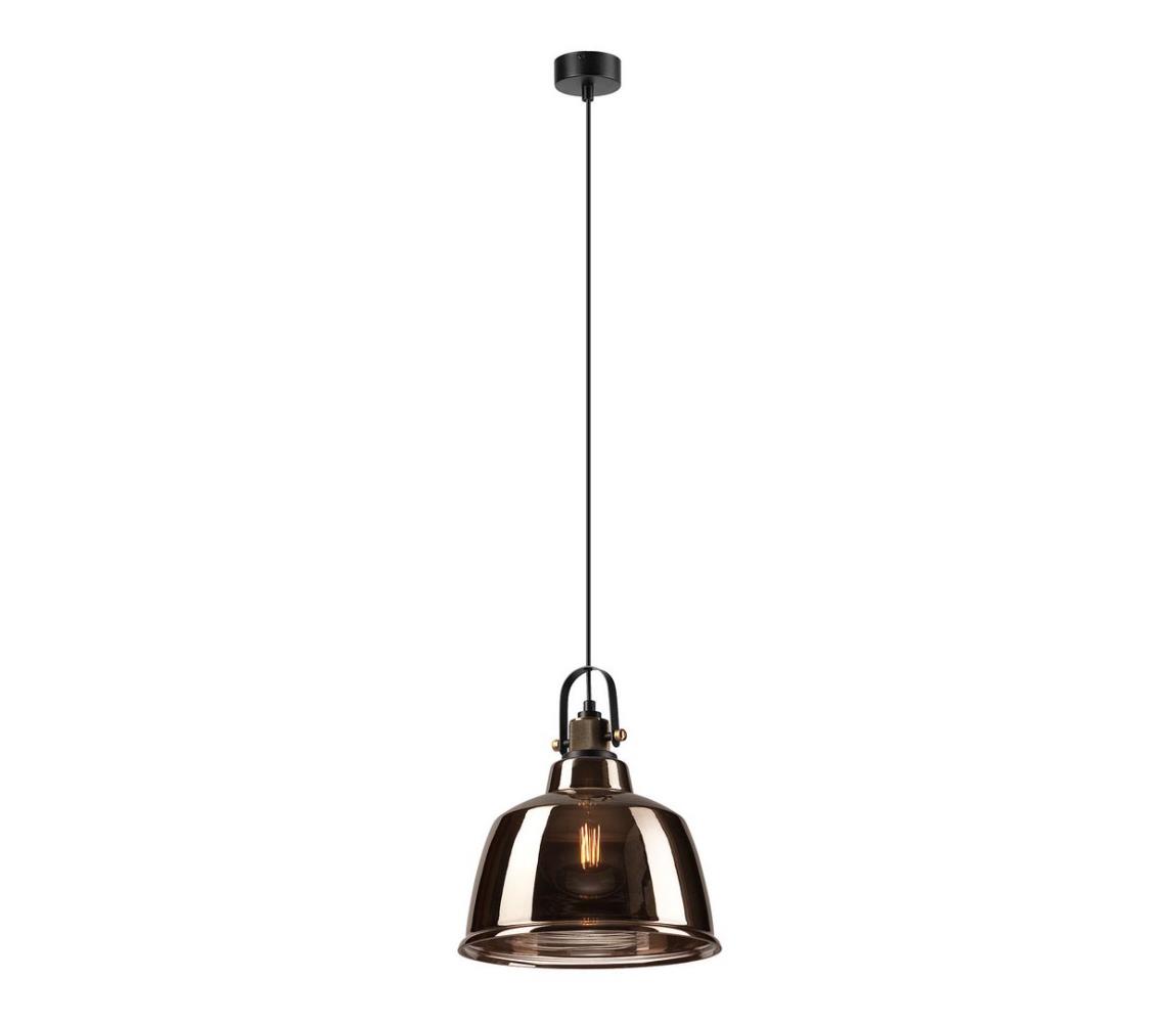 Lamkur Lustr na lanku LEA 1xE27/60W/230V bronz LA41889