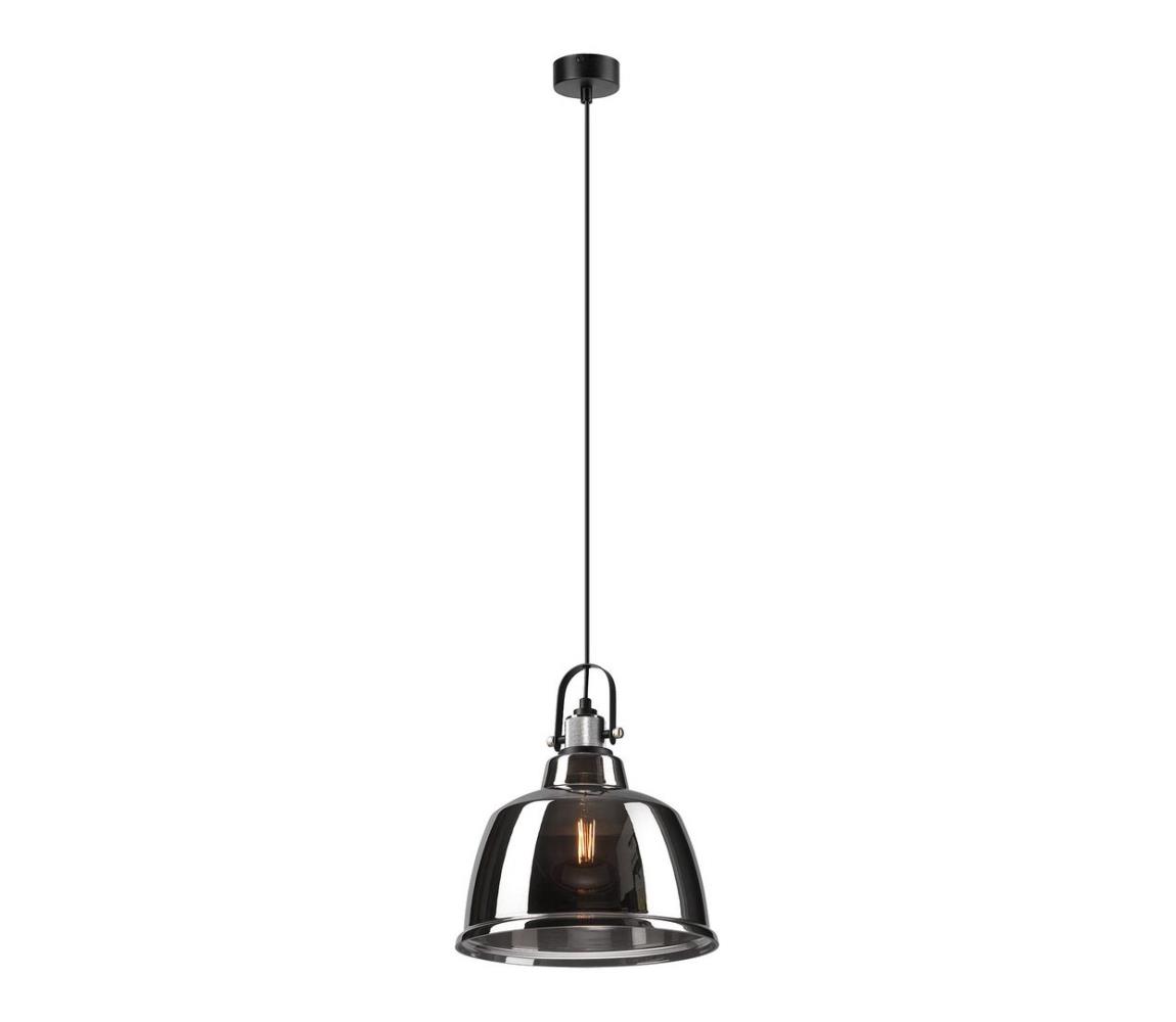 Lamkur Lustr na lanku LEA 1xE27/60W/230V lesklý chrom LA41865