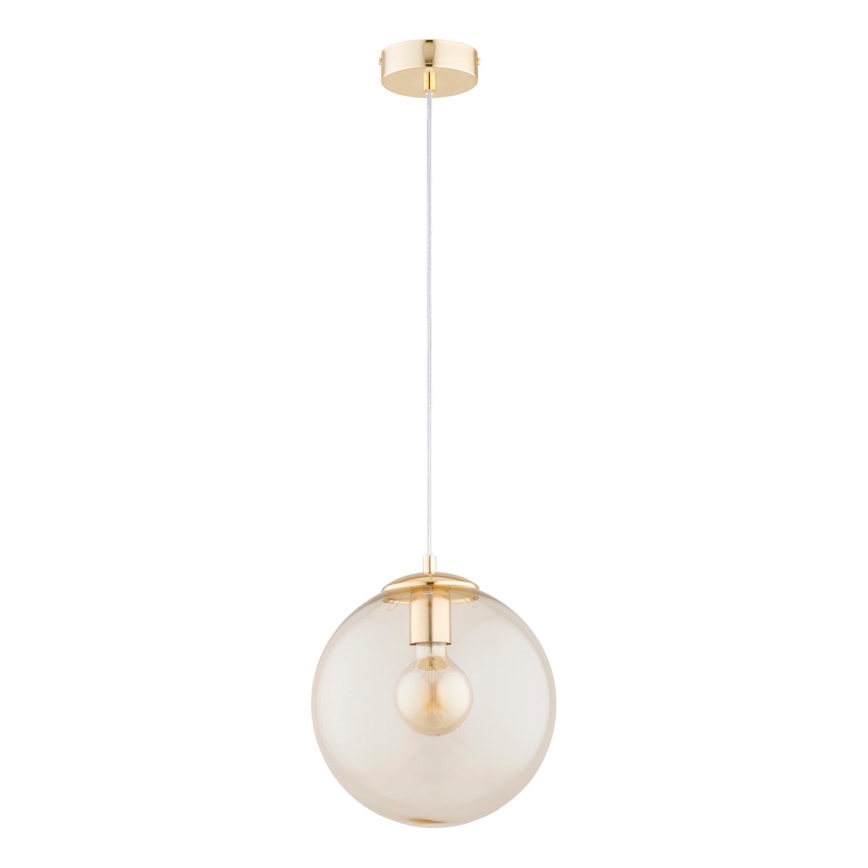 Lustr na lanku LEILA 1xE27/15W/230V zlatá