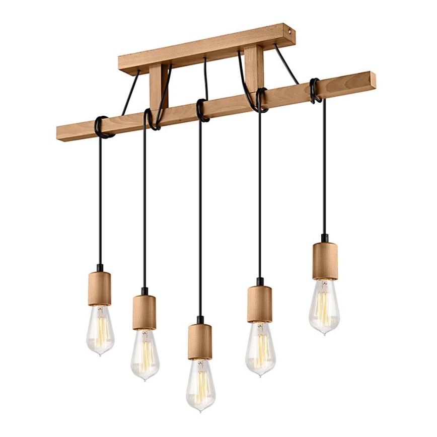 Lustr na lanku LEON 5xE27/60W/230V
