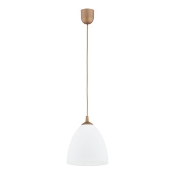 Lustr na lanku LERA 1xE27/15W/230V zlatá