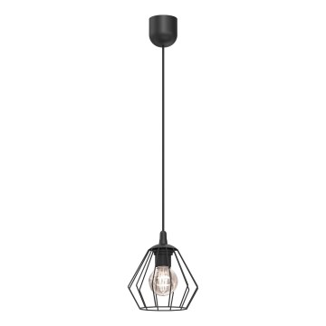 Lustr na lanku LETI 1xE27/15W/230V černá