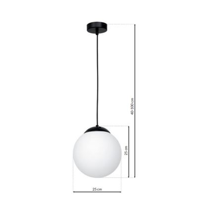 Lustr na lanku LIMA 1xE27/60W/230V