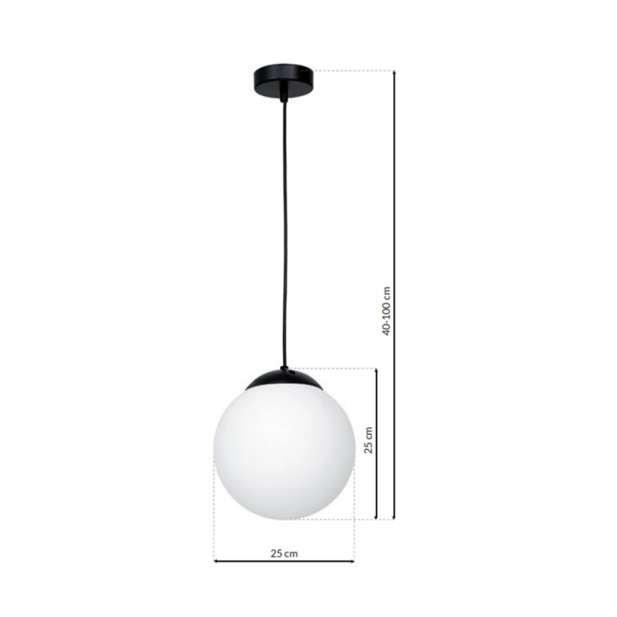 Lustr na lanku LIMA 1xE27/60W/230V