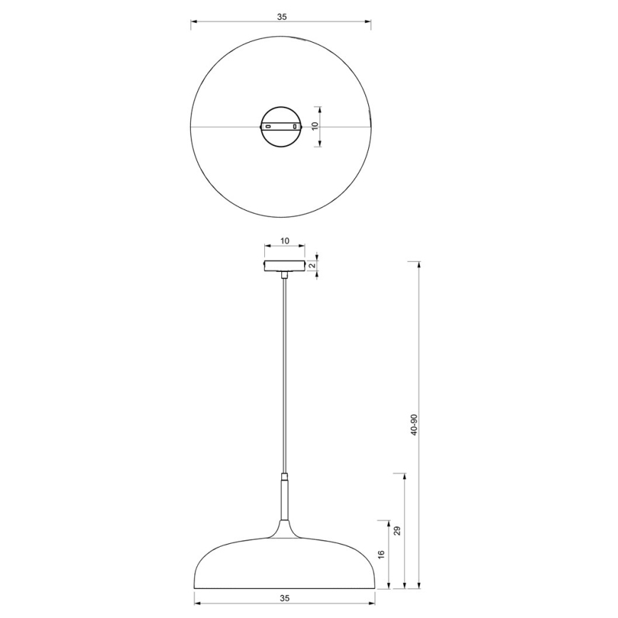 Lustr na lanku LINCOLN 1xE27/60W/230V pr. 35 cm zelená