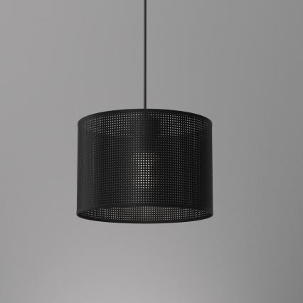 Lustr na lanku LOFT SHADE 1xE27/60W/230V pr. 25 cm černá