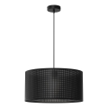 Lustr na lanku LOFT SHADE 1xE27/60W/230V pr. 40 cm černá