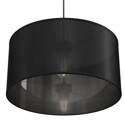 Lustr na lanku LOFT SHADE 1xE27/60W/230V pr. 40 cm černá