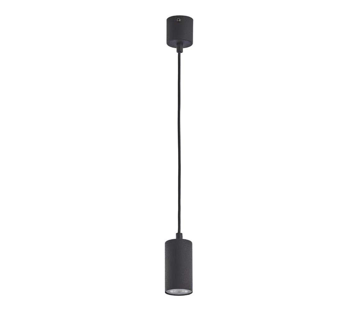 TK Lighting Lustr na lanku LOGAN BLACK 1xGU10/10W/230V TK4425
