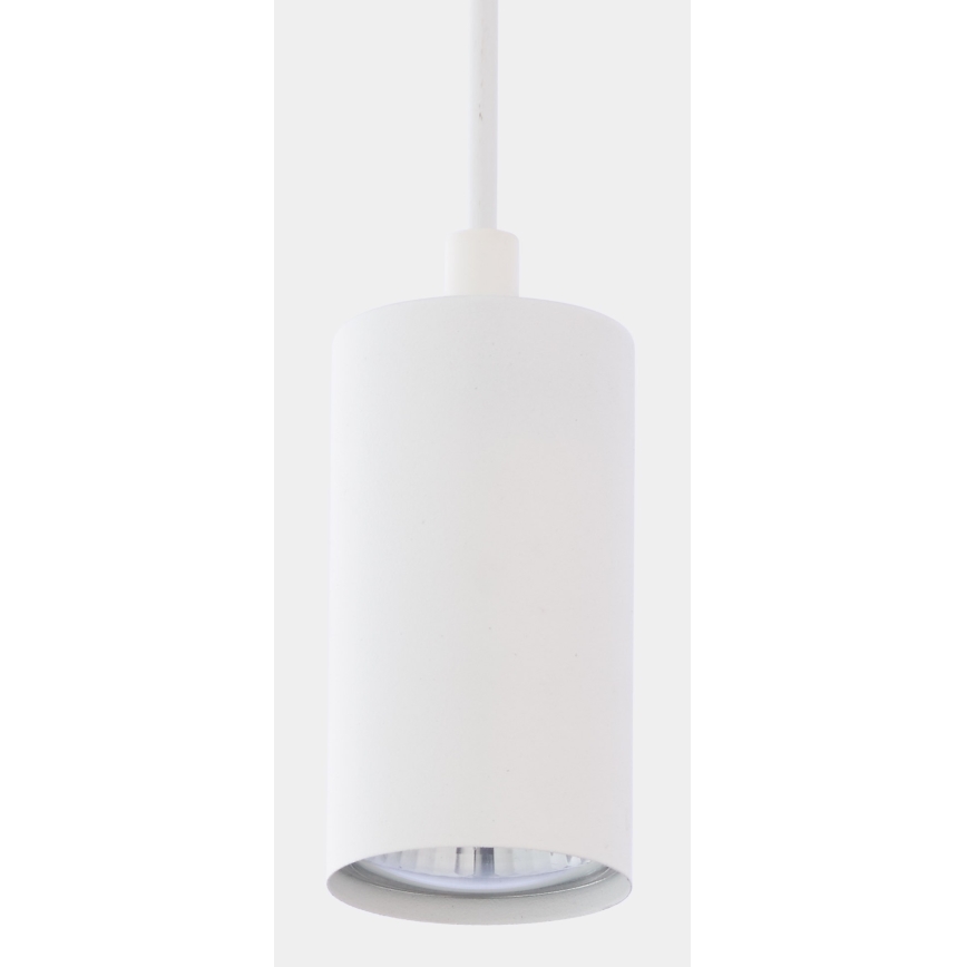 Lustr na lanku LOGAN WHITE 1xGU10/10W/230V