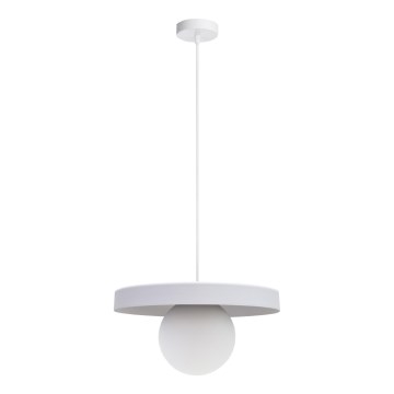 Lustr na lanku LOME 1xE27/60W/230V bílá
