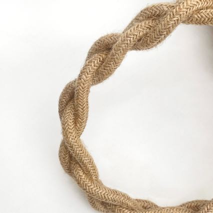 Lustr na lanku LOOMIS 3xE27/15W/230V 83 cm béžová/dub