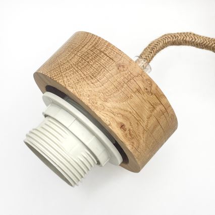 Lustr na lanku LOOMIS 5xE27/15W/230V 130 cm béžová/dub