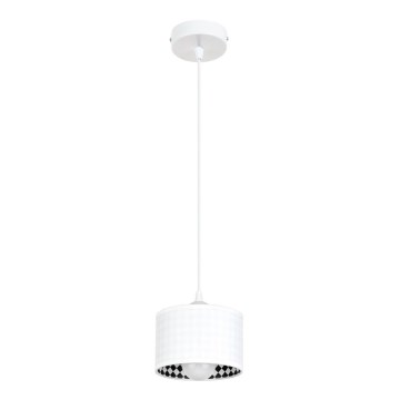 Lustr na lanku LORI 1xE27/60W/230V bílá