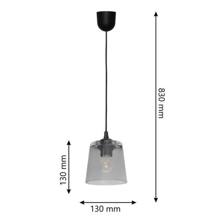 Lustr na lanku LUCEA 1xE27/15W/230V