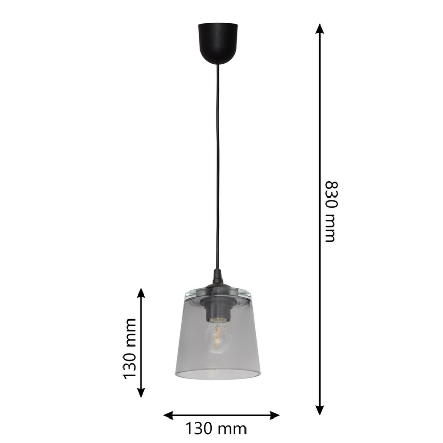 Lustr na lanku LUCEA 1xE27/15W/230V