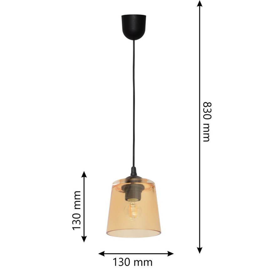 Lustr na lanku LUCEA 1xE27/15W/230V