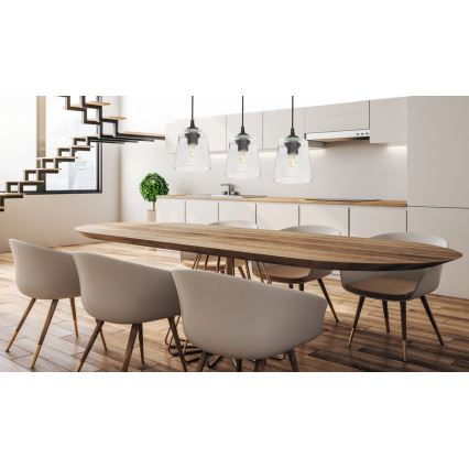 Lustr na lanku LUCEA 3xE27/15W/230V
