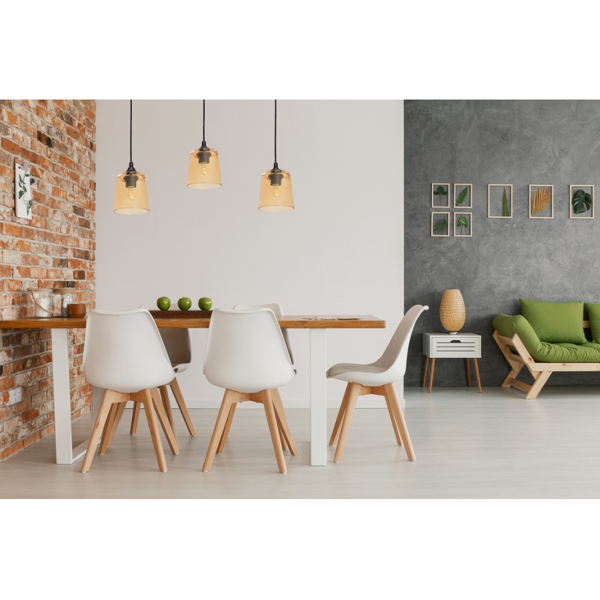 Lustr na lanku LUCEA 3xE27/15W/230V