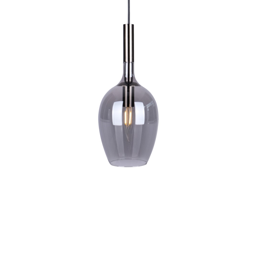 Lustr na lanku LUGANO 1xE14/40W/230V šedá