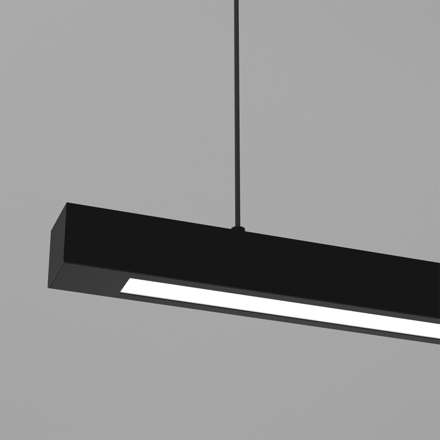 Lustr na lanku LUNGO T8 1xG13/18W/230V černá