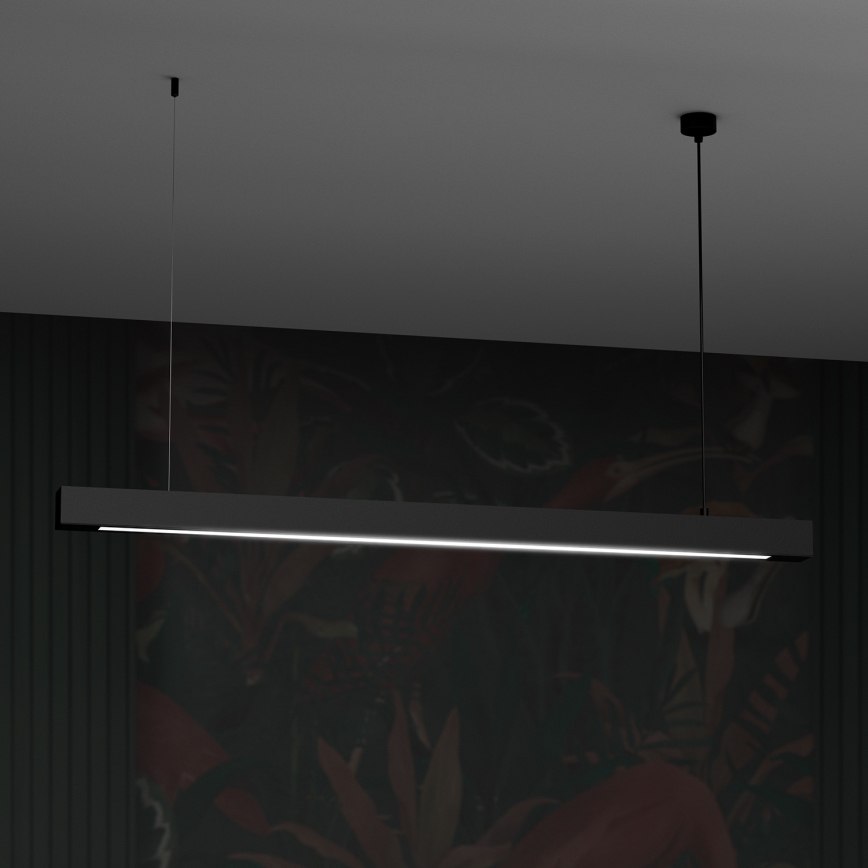 Lustr na lanku LUNGO T8 1xG13/18W/230V černá