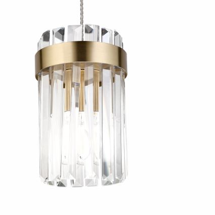 Lustr na lanku LUXARY 1xE27/15W/230V zlatá