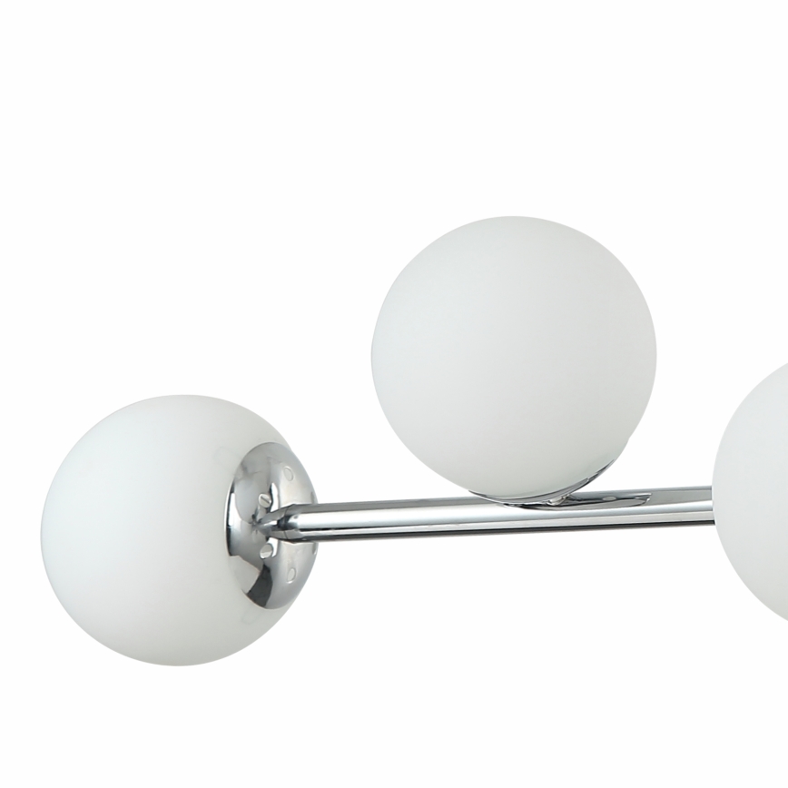 Lustr na lanku MADDIE 6xE14/5W/230V lesklý chrom