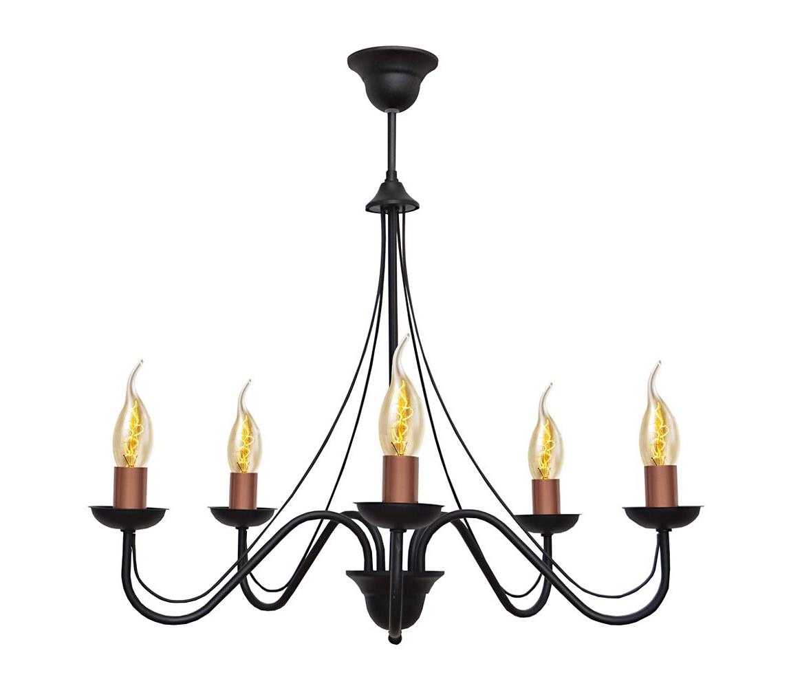 Helam Lustr na lanku MALBO III 5xE14/60W/230V HE0632